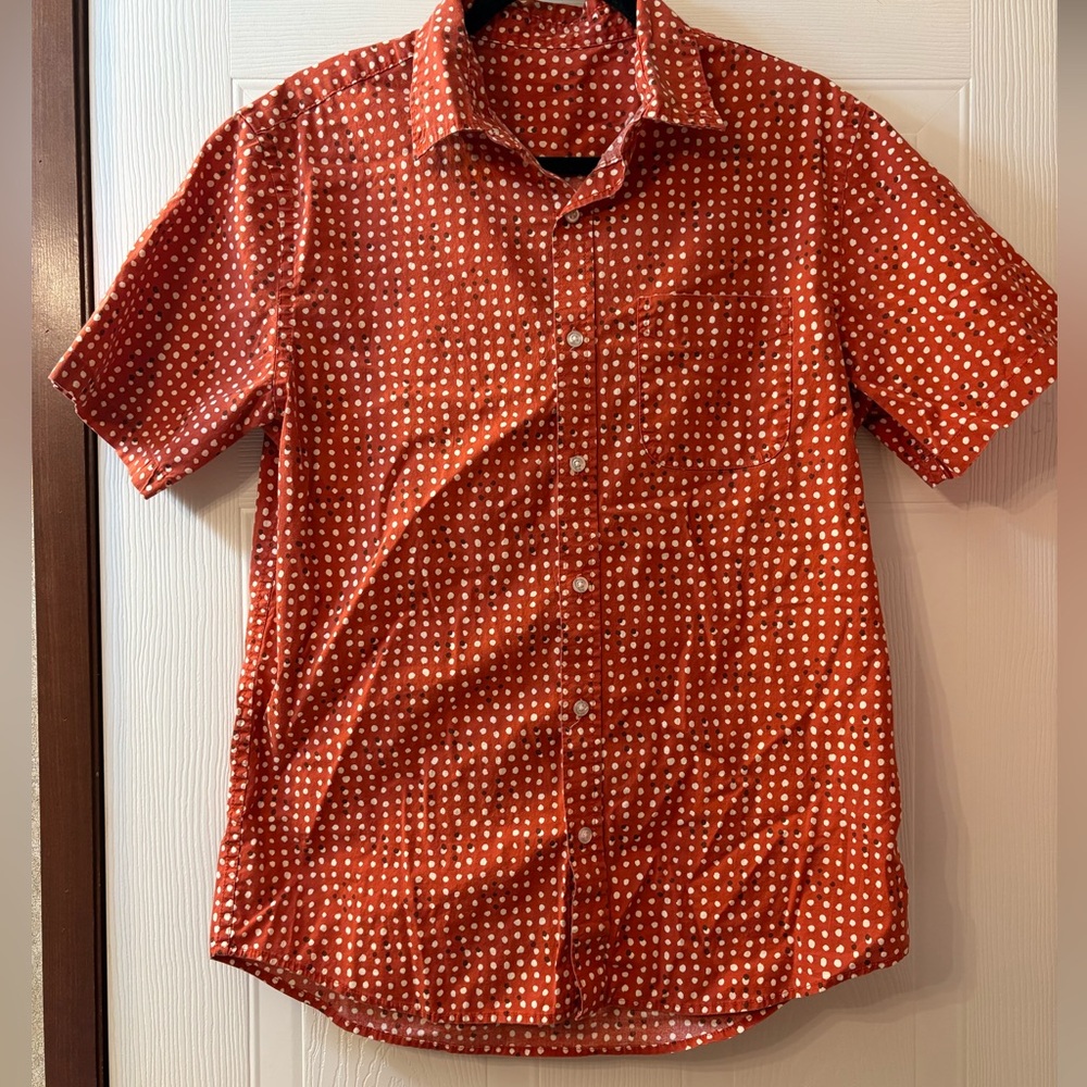Men's Red Polka Dot Shirt